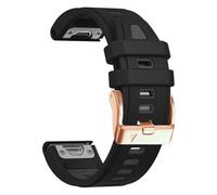 VMBVBHMDF Bracelet De Rechange En Silicone Fit For Garmin Fenix 8 43mm, 7S, 6S Pro, 5S Plus, Epix Pro Gen 2 42mm, 20, 22, 26mm(Black Grey,22mm)