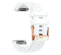 VMBVBHMDF Bracelet De Rechange En Silicone Fit For Garmin Fenix 8 43mm, 7S, 6S Pro, 5S Plus, Epix Pro Gen 2 42mm, 20, 22, 26mm(White,20mm)