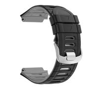 VMBVBHMDF Bracelet de rechange en silicone for montre Garmin Forerunner 920XT, accessoire de sport réglable(Black gray)