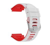VMBVBHMDF Bracelet de rechange en silicone for montre Garmin Forerunner 920XT, accessoire de sport réglable(White red)