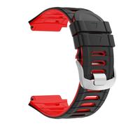 VMBVBHMDF Bracelet de rechange en silicone for montre Garmin Forerunner 920XT, accessoire de sport réglable(Black red)