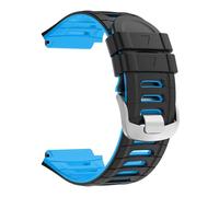 VMBVBHMDF Bracelet de rechange en silicone for montre Garmin Forerunner 920XT, accessoire de sport réglable(Black blue)