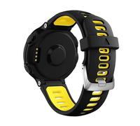 VMBVBHMDF Bracelet De Rechange En Silicone Souple For Montre Fit For Garmin Forerunner 735XT, Compatible Fit For Garmin Forerunner 220 230 235 630 620(Black yellow)