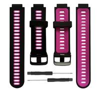 VMBVBHMDF Bracelet De Rechange For Montre Fit For Garmin Forerunner 235, Compatible Fit For Garmin Forerunner 230/220/235/620/630/735XT(Black powder)