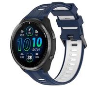 VMBVBHMDF Bracelet De Sport En Silicone For Montre Fit For Garmin Fenix 7 Pro, 6, 5, Forerunner 965, 955, Solar 945, 935, 745(Blue White)