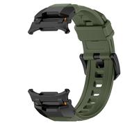 VMBVBHMDF Bracelet en caoutchouc souple fit for Samsung Galaxy Ultra Watch Ultra 47 mm, bracelet de sport Correa fit for Samsung Galaxy 7 Ultra 47 mm(Black Green)
