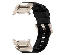 VMBVBHMDF Bracelet en caoutchouc souple fit for Samsung Galaxy Ultra Watch Ultra 47 mm, bracelet de sport Correa fit for Samsung Galaxy 7 Ultra 47 mm(Titanium Black)