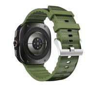 VMBVBHMDF Bracelet en nylon et silicone for Galaxy Watch Ultra Peakform, compatible fit for Samsung Watch Ultra 47mm, bracelet de sport(Army green)