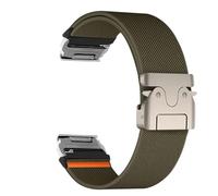 VMBVBHMDF Bracelet En Nylon Quickfit 22mm 26mm Compatible Fit For Garmin Descent Mk3i Et 51mm Mk2 Compatible Fit For Garmin Enduro 2 MARQ/Epix Gen 2. Accessoires For Bracelets De Sport.(Army Green 1,2