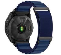 VMBVBHMDF Bracelet En Nylon Tissé QuickFit 20mm, 22mm, 26mm, Compatible Fit For Garmin Fenix 8, 47mm, 51mm, 7, 7X, 6, 6X, 5, 5X Plus, Enduro 3, Epix Pro Gen 2(Deep blue,22mm)