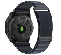 VMBVBHMDF Bracelet En Nylon Tissé QuickFit 20mm, 22mm, 26mm, Compatible Fit For Garmin Fenix 8, 47mm, 51mm, 7, 7X, 6, 6X, 5, 5X Plus, Enduro 3, Epix Pro Gen 2(Dark gray,20mm)