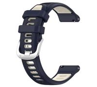 VMBVBHMDF Bracelet En Silicone 20mm, 22mm, 18mm, Compatible Fit For Garmin Forerunner 265, 265S, 255 Music, Vivoactive 4, 4S, Venu 2, Vivoactive RUN(Blue starlight,20MM)