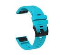 VMBVBHMDF Bracelet En Silicone 22mm 26mm Compatible Fit For Garmin Fenix 6X, 6 Sapphire, 7X, 7 Pro, Solar 5, 5X Plus, 3, 3HR, Epix Approach S62, 60 QuickFit(Skyblue,22mm)
