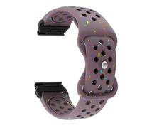 VMBVBHMDF Bracelet En Silicone 22mm 26mm For Montre Fit For Garmin Fenix 8 51mm 7 7X 6 6X Pro 5 5X Plus QuickFit Forerunner 945 925(Brown 1,26mm)