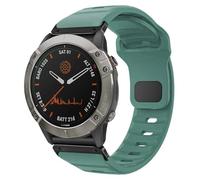 VMBVBHMDF Bracelet En Silicone QuickFit 22mm 26mm Compatible Fit For Garmin Fenix 8 E 7 7X 6X Pro 5XPlus Epix Pro Gen 2 47mm 51mm Enduro 3 Sans Espace(Pine green 1,26mm)