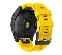 VMBVBHMDF Bracelet En Silicone Quickfit For Montre Fit For Garmin Fenix 8 E, Fenix 7, 7X, 6, 5X, Enduro 3, 2 Pro, Tactix 7 Pro, 26mm, 22mm(Yellow,22mm)