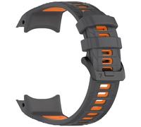 VMBVBHMDF Bracelet en silicone souple for montre fit for Garmin Instinct 3 (45mm et 50mm), deux couleurs, accessoires(Gray Orange,50MM)