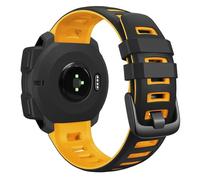 VMBVBHMDF Bracelet En Silicone Souple For Montre Fit For Garmin Instinct Solar Crossover Tactical Esports Tide, Bracelet Instinct 2 Solar(Black yellow)