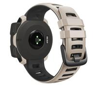 VMBVBHMDF Bracelet En Silicone Souple For Montre Fit For Garmin Instinct Solar Crossover Tactical Esports Tide, Bracelet Instinct 2 Solar(Khaki black)