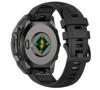 VMBVBHMDF Bracelet Quick Fit Fenix8 Compatible Fit For Garmin FenixE 6 6X Epix Pro Gen 2 51mm 47mm Bracelet En Silicone Double Couleur 22mm 26mm Compatible Fit For Garmin Fenix 7X 7(Black,26mm)