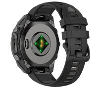 VMBVBHMDF Bracelet Quick Fit Fenix8 Compatible Fit For Garmin FenixE 6 6X Epix Pro Gen 2 51mm 47mm Bracelet En Silicone Double Couleur 22mm 26mm Compatible Fit For Garmin Fenix 7X 7(Black gray,26mm)