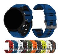 VMBVBHMDF Bracelet QuickFit 22 mm 26 mm en silicone fit for Garmin Fenix 7X, 7 Pro Solar, 6X, 6, Epix, Forerunner 965, 955, 945, 935, Instinct 2X Intelligent(White Blue,26mm)