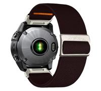 VMBVBHMDF Bracelet Quickfit 22mm 26mm En Nylon Fit For Garmin Descent Mk3i, 51 Mm Mk2, Compatible Fit For Garmin Enduro 2 MARQ/Epix Gen 2, Accessoire De Sport(Chocolate,22mm)