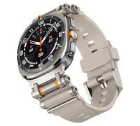 VMBVBHMDF Bracelet sport en caoutchouc fit for Samsung Galaxy Watch 7 Ultra 47 mm, bracelet en silicone for Galaxy Watch Ultra 47 mm, accessoires de remplacement(Ti-Starlight)