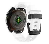 VMBVBHMDF Bracelet Sport En Silicone For Montre Fit For Garmin Fenix 8 E 7 7X Pro 6 6X 5 5X/Epix/Instinct/Forerunner 970 QuickFit 22mm 26mm(White,26mm)