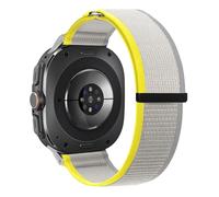 VMBVBHMDF Bracelet Trail Loop fit for Samsung Galaxy Watch 7 Ultra 47 mm, accessoire sport en nylon(Yellow gray)