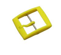 VMBVBHMDF Fermoir de montre en plastique adapté au bracelet Swatch 16mm 19mm 20mm, bracelet de montre coloré, boucle ardillon, accessoires de boutons de montre Wen for femmes(Yellow,Inside Size-16mm)