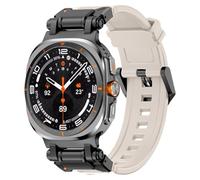 VMBVBHMDF Pour Galaxy Watch 7 Ultra 47mm Sports TPU Bracelet En Caoutchouc Fit For Samsung Ultra 47mm Mech Wind Connector TPU Bracelet De Montre En Silicone (Starlight 1)