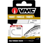 VMC Hamecon Monte Truite Nylon Rouge 120cm H.No.8 D.0.18mm 193358