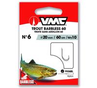 Vmc Hameçon Sans Barbe Attaché Trout 9336 60 Cm