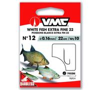 Vmc Hameçon Sans Barbe Attaché White Fish Extra Fine 7007b 22 Cm