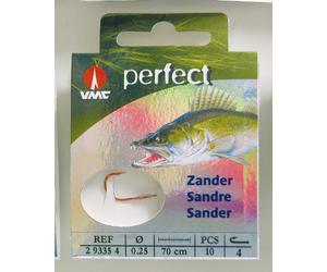 VMC Perfect Zander hameçon singulaire rouge pour sandre, taille:2