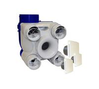 Unelvent VMC simple flux DECO 2 K – jusqu'à 4 sanitaires Ø125 rejet 2 vitesses