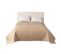 VMDVBNA Alèse imperméable Couvre-lit imperméable, protège-Matelas matelassé, for lit King Size, for Animaux domestiques, Chiens et Chats, Couvre-lit pour Lit(2 Khaki,259x208cm(102x82in) G)