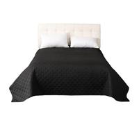 VMDVBNA Alèse imperméable Couvre-lit imperméable, protège-Matelas matelassé, for lit King Size, for Animaux domestiques, Chiens et Chats, Couvre-lit pour Lit(3 Black,173x208cm(68x82in) E)