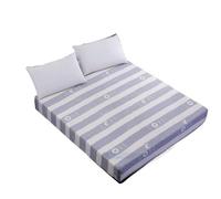 VMDVBNA Alèse imperméable Protecteur de Matelas imperméable à Motif Classique, Drap-Housse Respirant avec Housse Bande élastique pour Lit(C2,US Queen 60X80in)