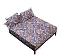 VMDVBNA Alèse imperméable Protecteur de Matelas imperméable à Motif Classique, Drap-Housse Respirant avec Housse Bande élastique pour Lit(C10,US King 76X80in)