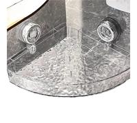 VMDVBNA Etagere douche Applique murale transparente sans perçage, Style luxueux, motif Glacier, étagère à ventouse, Triangle multifonctionnel amovible pour Maison(Bai-A)