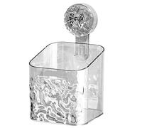 VMDVBNA Etagere douche Panier d'étagère à ventouse, motif de Glacier léger, Installation en une seconde, organisateur salle bain, rangement rotatif for aspirer et enlever pour Maison(95*95*105mm)