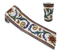 VMDVBNA Frise murale adhesive 10M auto-adhésif plinthe ligne autocollant mural bordure décor coin taille étanche à la maison papier peint pour la Maison(A)