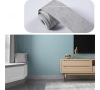 VMDVBNA Frise murale adhesive Autocollants de sol auto-adhésifs en marbre, 5m, 1 pièce, for ligne plinthe salon, taille étanche pour Maison(Limestone)