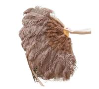 VMDVBNA Grand éventail en Plumes 1/2PCS Éventail à Plumes colorées Plus éventail 13 os Pliable Accessoires de Performance sur scène(Coffee,100CM 2PCS)