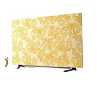 VMDVBNA Housse TV Housse de protection anti-poussière for capot télévision, serviette 43 pouces, 55, 50, 65, couverture suspendue domestique, universelle pour Écran(Color4,45 Inches)