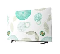 VMDVBNA Housse TV Housse de protection anti-poussière for capot télévision, serviette 43 pouces, 55, 50, 65, couverture suspendue domestique, universelle pour Écran(Color2,65 inches)