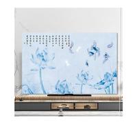 VMDVBNA Housse TV Housse de protection anti-poussière for TV, serviette 43 pouces, 55, 50, 65, couverture suspendue for écran LCD, décoration universelle multi-tailles pour Écran(10,60inch(141x85cm))