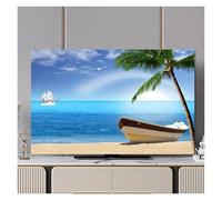 VMDVBNA Housse TV Housse de protection for téléviseur, 32 à 75 pouces, style moderne et tendance, suspendre pour Écran(Color-01,75 Inch)